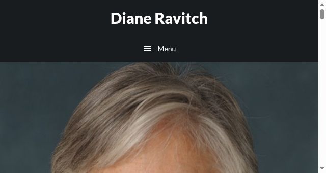 Screenshot of dianeravitch.com