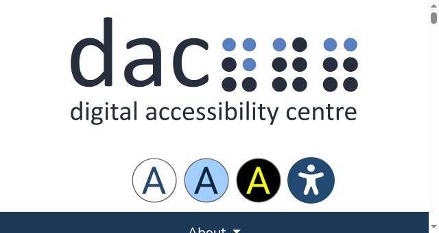 Screenshot of digitalaccessibilitycentre.org