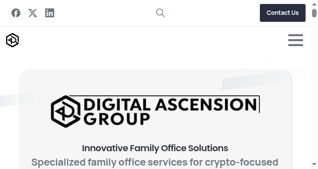 Screenshot of digitalfamilyoffice.io
