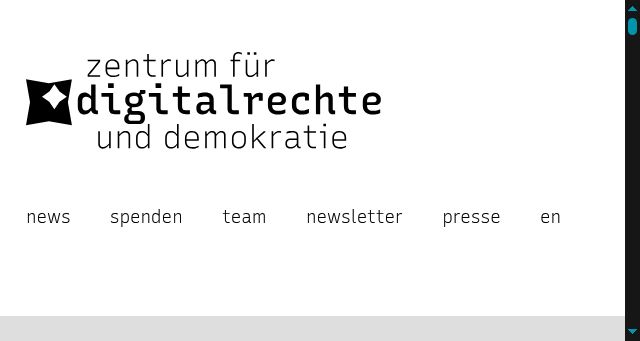Screenshot of digitalrechte.de