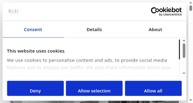 Screenshot of dikeiabogados.com