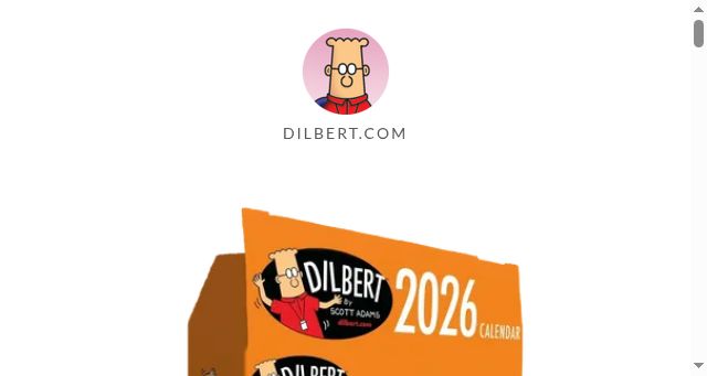 Screenshot of dilbert.com