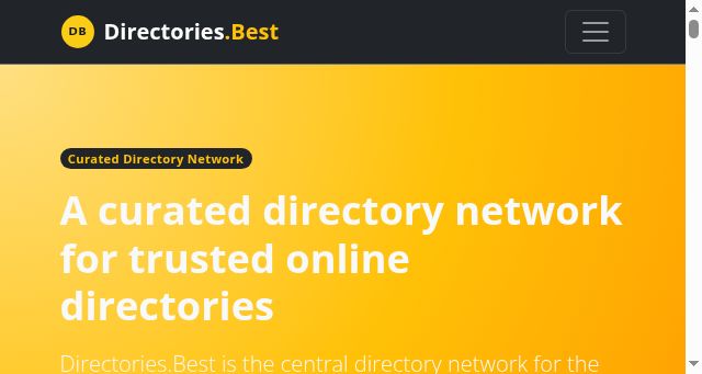 Screenshot of directories.best