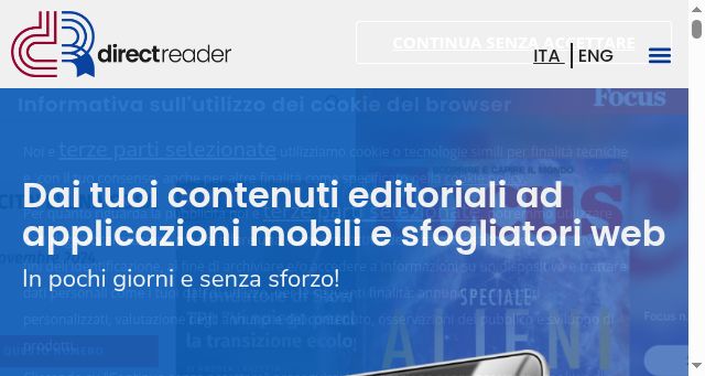 Screenshot of directreader.it
