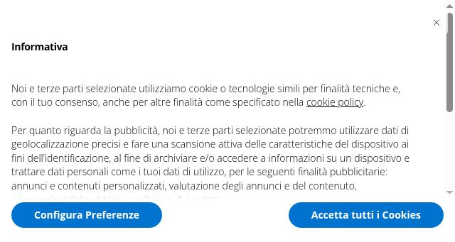 Screenshot of diritto.it