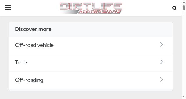 Screenshot of dirtlifemagazine.com