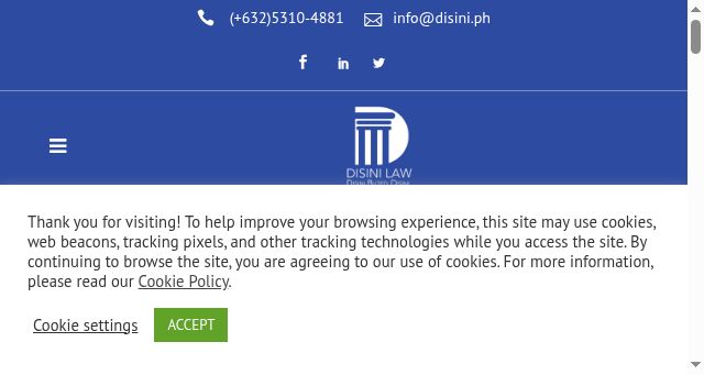 Screenshot of disini.ph