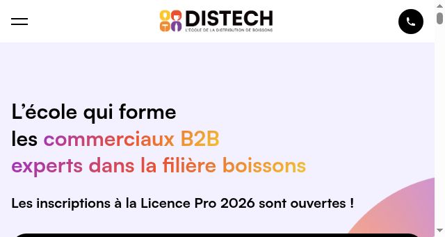 Screenshot of distech.fr