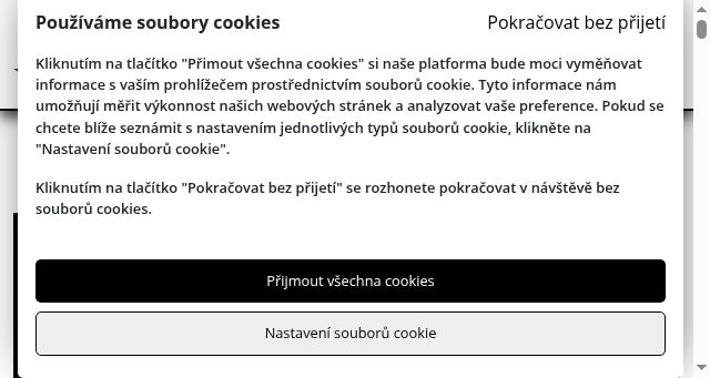 Screenshot of divadlodecin.cz