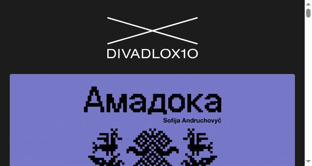 Screenshot of divadlox10.cz