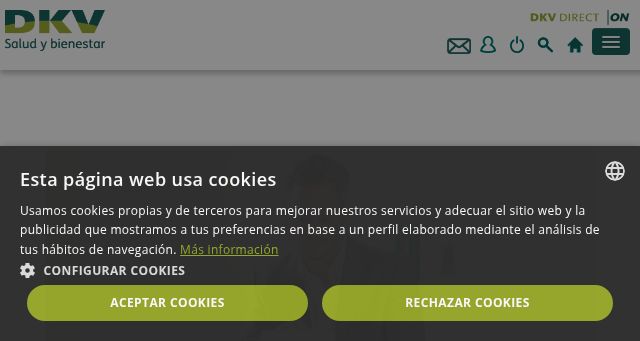 Screenshot of dkvdirect-on.com