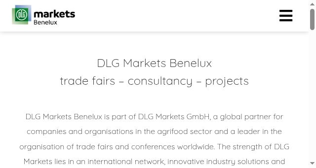 Screenshot of dlg-benelux.com