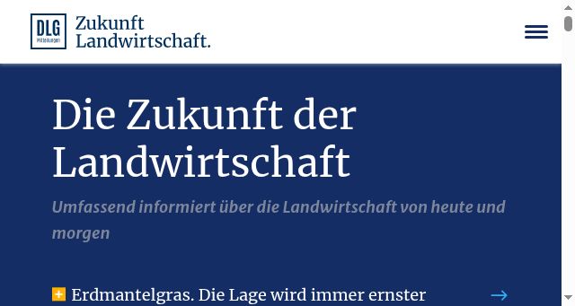 Screenshot of dlg-mitteilungen.de