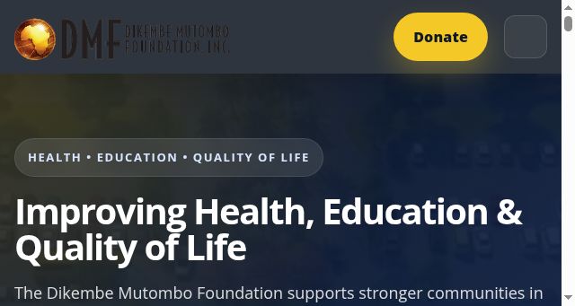 Screenshot of dmf.org