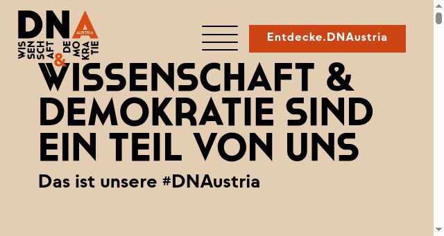 Screenshot of dnaustria.at
