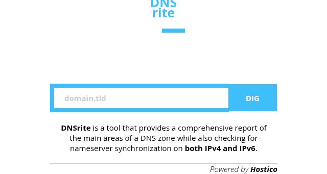 Screenshot of dnsrite.com