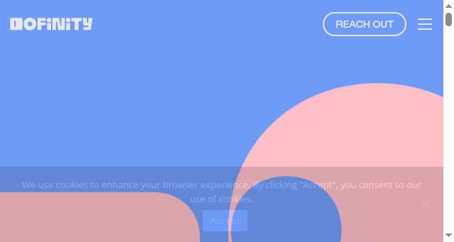 Screenshot of dofinity.com