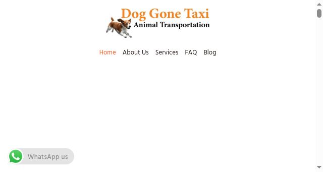 Screenshot of doggonetaxi.com