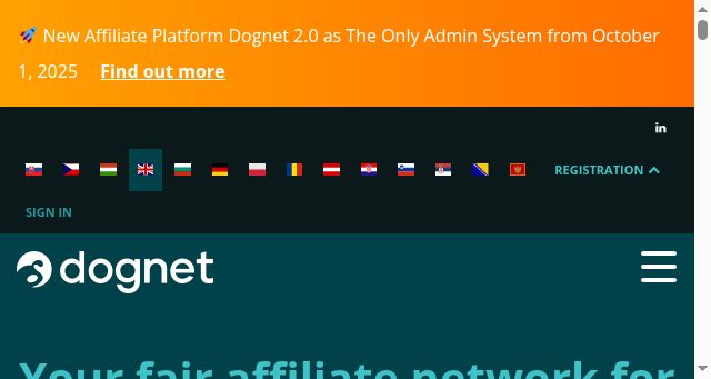 Screenshot of dognet.com