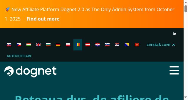 Screenshot of dognet.ro