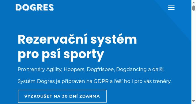Screenshot of dogres.cz