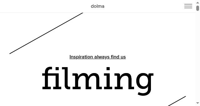 Screenshot of dolma.studio