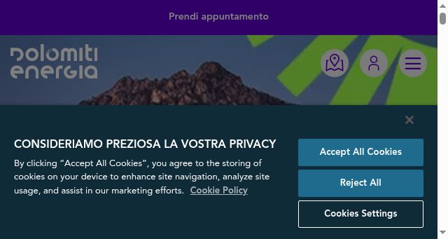 Screenshot of dolomitienergia.it