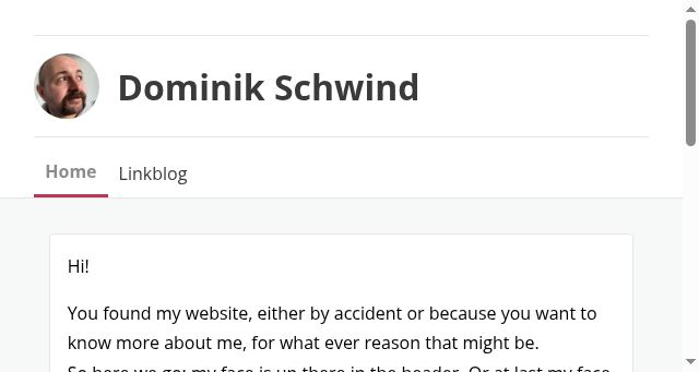 Screenshot of dominikschwind.com