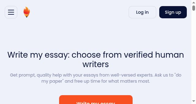 Screenshot of domyessay.com