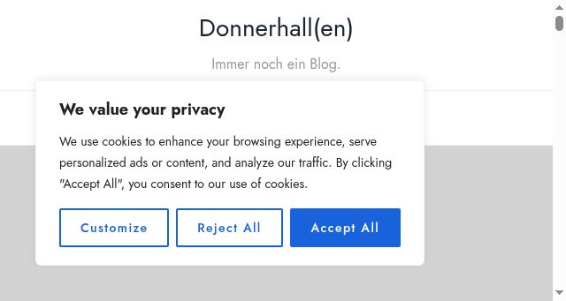 Screenshot of donnerhallen.de
