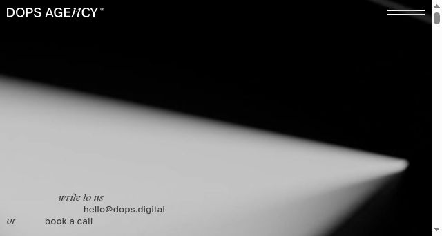 Screenshot of dops.agency