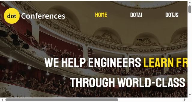 Screenshot of dotconferences.com
