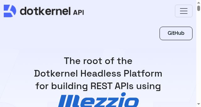 Screenshot of dotkernel.org