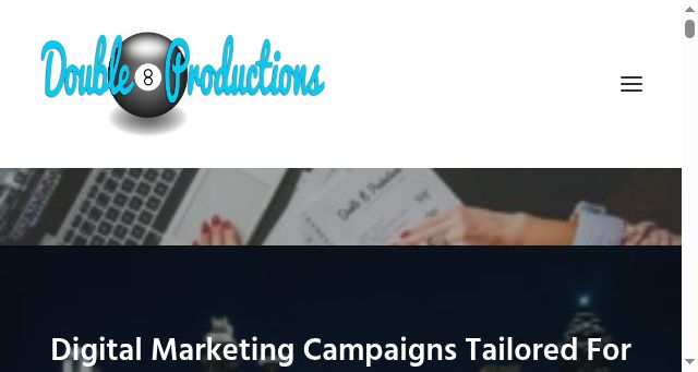 Screenshot of double8productions.com