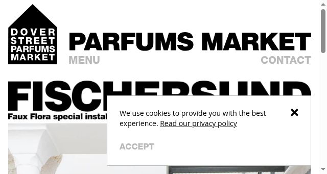 Screenshot of doverstreetparfumsmarket.com