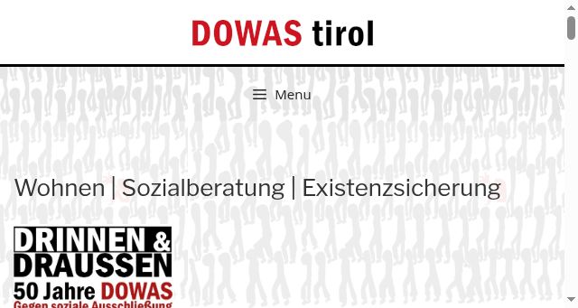Screenshot of dowas.org