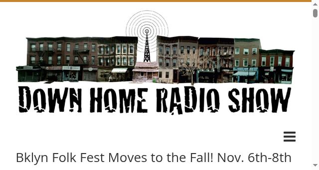 Screenshot of downhomeradioshow.com