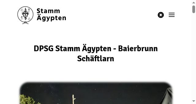 Screenshot of dpsg-aegypten.de