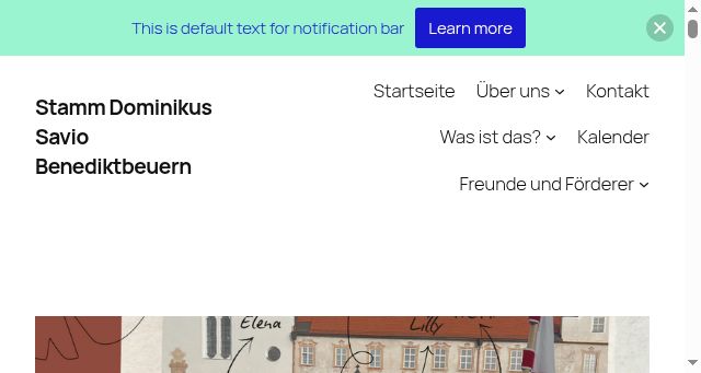 Screenshot of dpsg-benediktbeuern.de