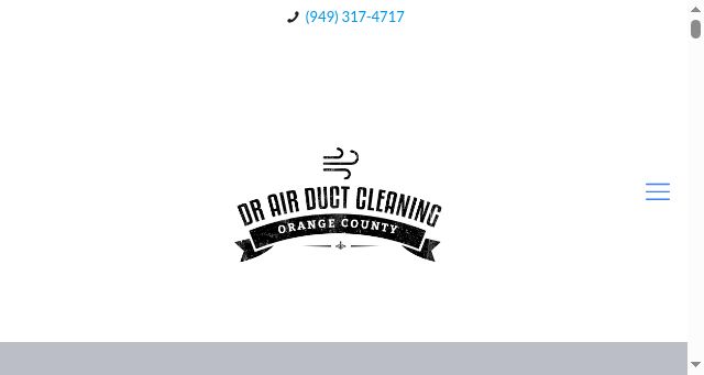 Screenshot of drairductcleaningorangecounty.com