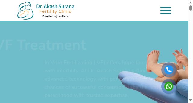 Screenshot of drakashsuranaivf.com