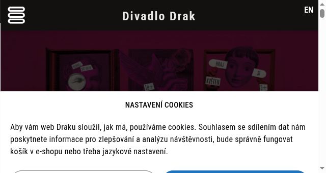 Screenshot of draktheatre.cz