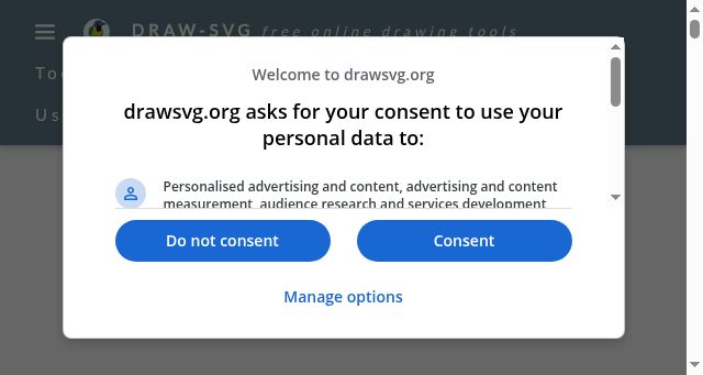 Screenshot of drawsvg.org