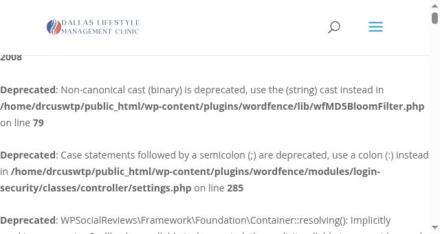 Screenshot of drcurrington.com