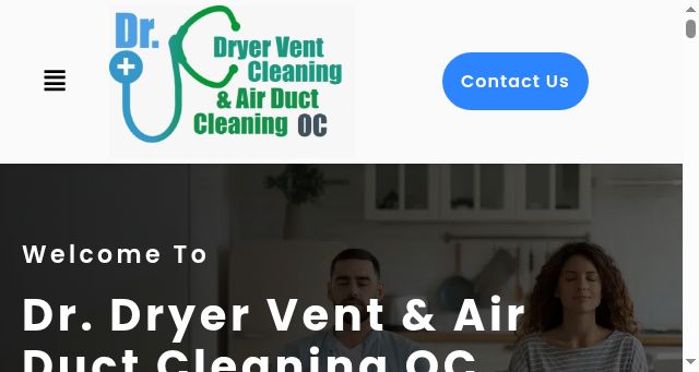 Screenshot of drdryerventandairductcleaning.com