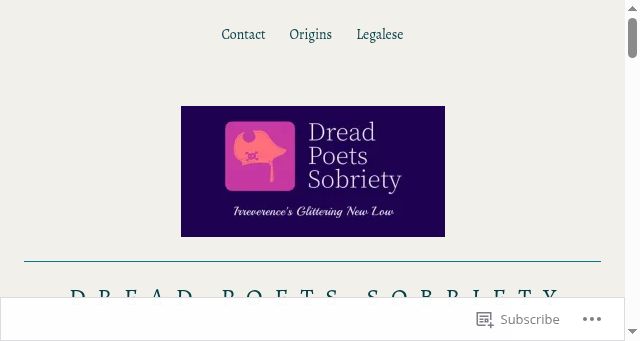 Screenshot of dreadpoetssobriety.ca