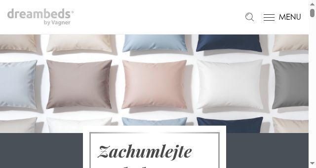 Screenshot of dreambeds.cz