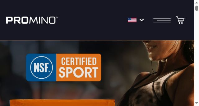 Screenshot of drinkpromino.com