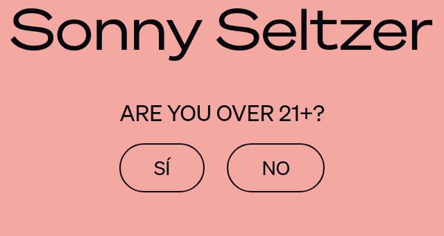 Screenshot of drinksonny.com