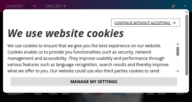 Screenshot of drivalia.com
